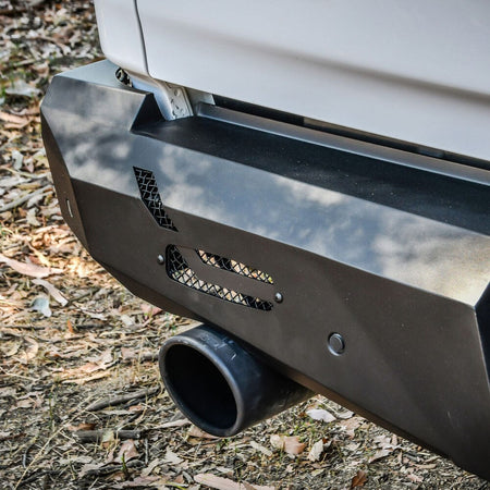 Westin 58 - 421075 Ram 1500 2019 - 2023 Pro - Series Rear Bumper Black Finish - Rugged Truck Gear