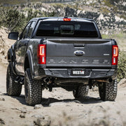 Westin 58 - 421085 Ford Ranger 2019 - 2022 Pro - Series Rear Bumper Black Finish - Rugged Truck Gear