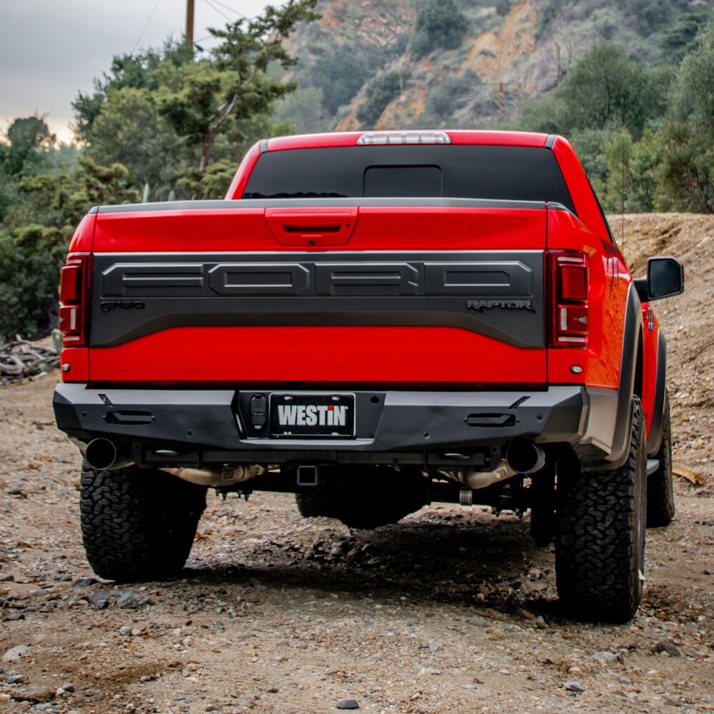 Westin 58 - 421145 Ford F150 Raptor 2017 - 2020 Pro - Series Rear Bumper Black Finish - Rugged Truck Gear