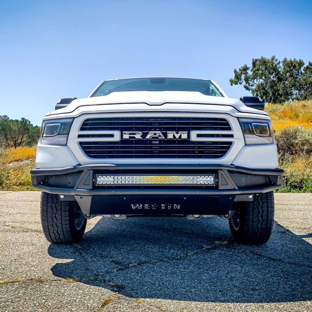 Westin 58 - 61075 Ram 1500 2019 - 2023 Outlaw Front Bumper - Rugged Truck Gear