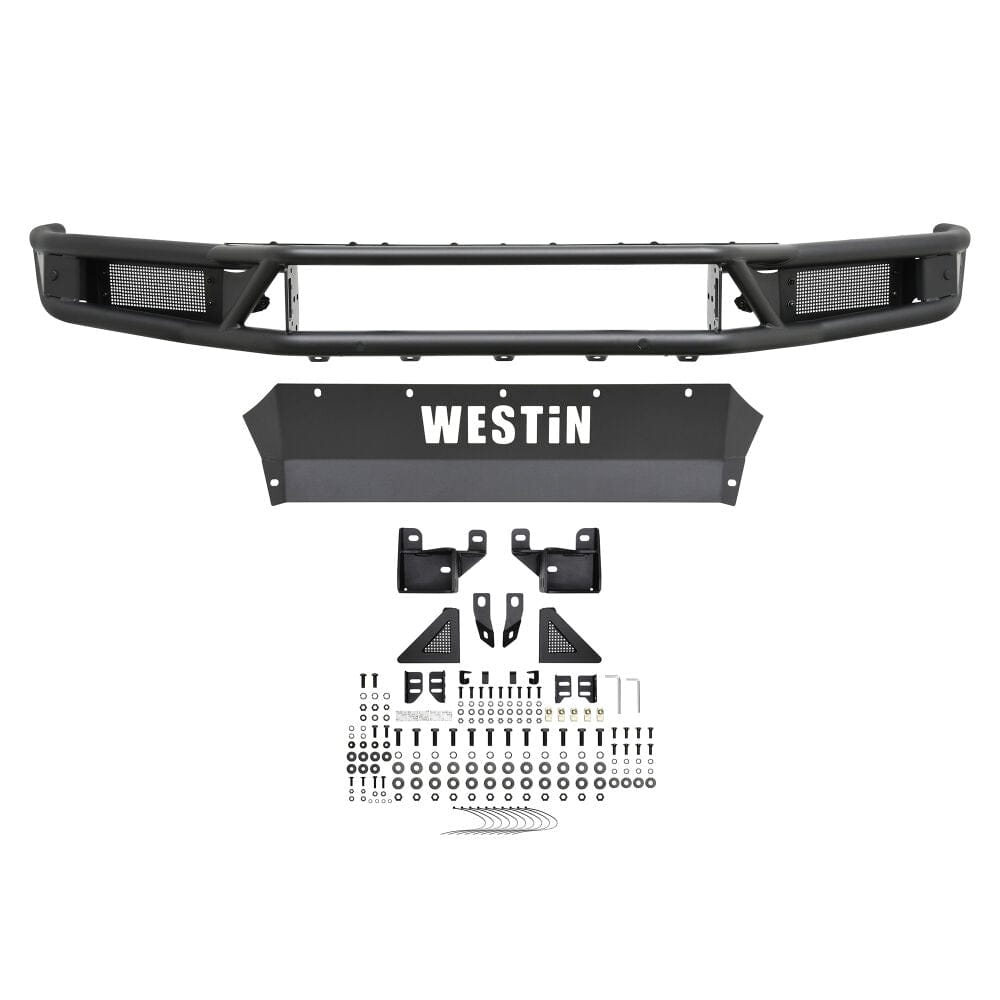 Westin 58 - 61215 Chevy Silverado 1500 2019 - 2021 Outlaw Front Bumper - Rugged Truck Gear