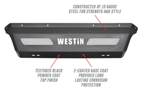 Westin 58-71205 Ford F250/F350/F440/F550 Superduty 2011-2016 Outlaw/Pro-Mod Skid Plate-BumperStock