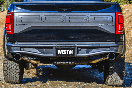 Westin 58 - 82025 Ford F150 Raptor 2017 - 2020 Outlaw Rear Bumper - Rugged Truck Gear