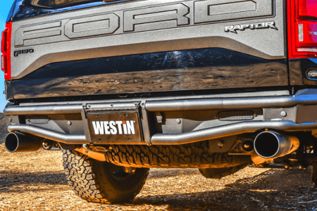 Westin 58 - 82025 Ford F150 Raptor 2017 - 2020 Outlaw Rear Bumper - Rugged Truck Gear