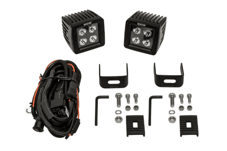 Westin HDX 09 - 12205B - PR HyperQ B - Force LED Auxiliary Lights - Rugged Truck Gear