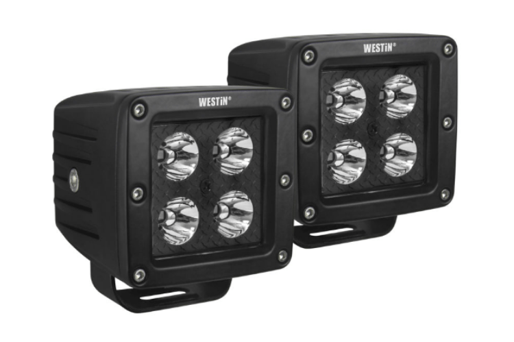 Westin HDX 09 - 12205B - PR HyperQ B - Force LED Auxiliary Lights - Rugged Truck Gear