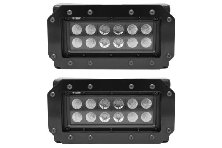 Westin HDX 57 - 0025 B - Force 6" LED Light Kit Flush Mount - Rugged Truck Gear