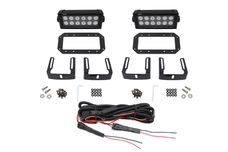 Westin HDX 57 - 0025 B - Force 6" LED Light Kit Flush Mount - Rugged Truck Gear