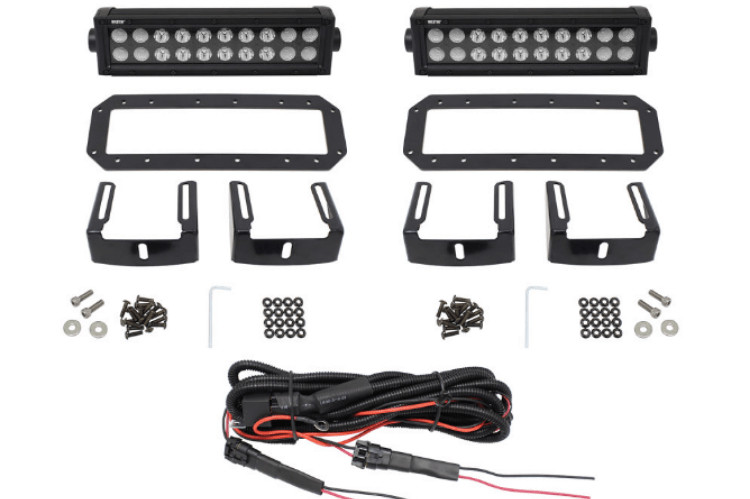 Westin HDX 57 - 0035 B - Force 10" LED Light Kit Flush Mount - Rugged Truck Gear